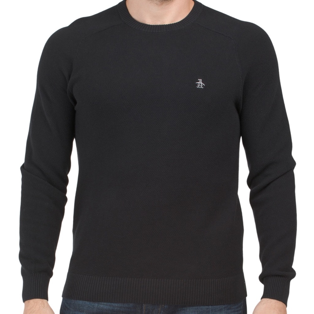 Men’s Original Penguin Black Sweater Size L